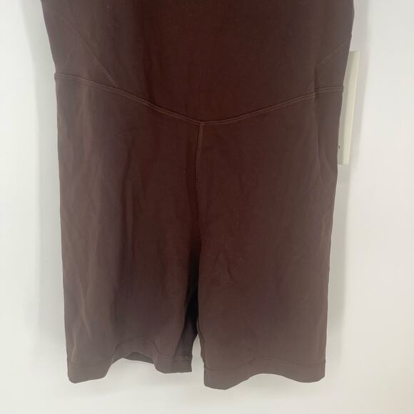 Lululemon Align Bodysuit Shorts 6" Espresso One Piece New With Tags - Picture 5 of 9